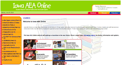 Desktop Screenshot of iowaaeaonline.org